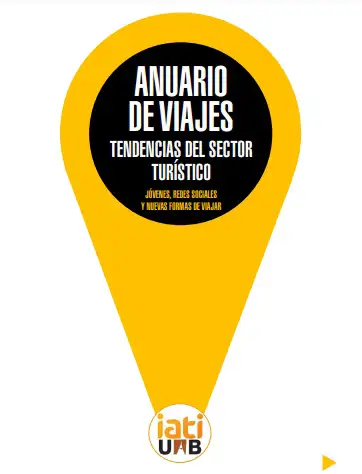 Portada "Anuario de viajes: Tendencias del sector turístico. Jóvenes, redes sociales y nuevas formas de viajar"