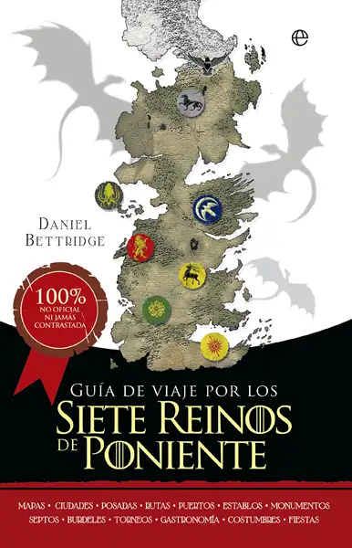 Portada "Guía de viajes por los Siete Reinos de Poniente"